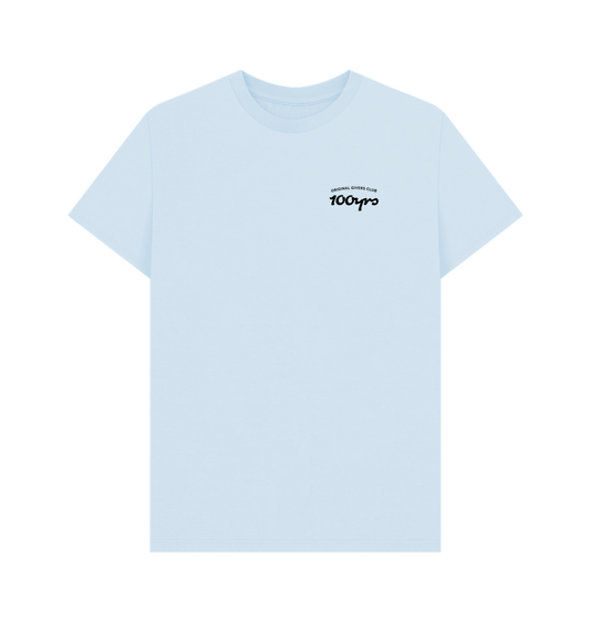 Sky Blue Printed T-shirt Front