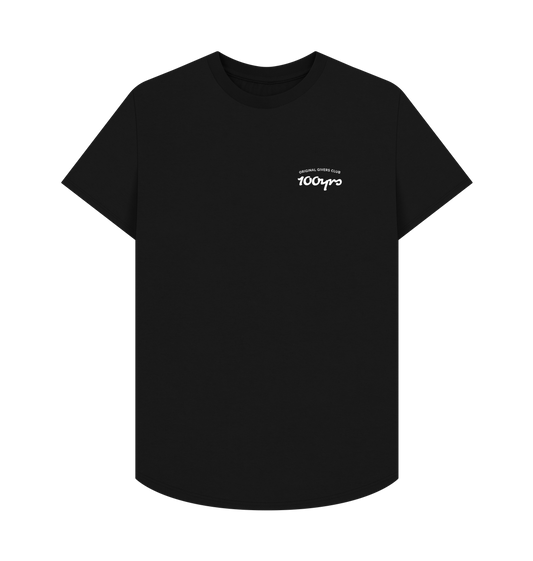 Black Printed T-shirt Front